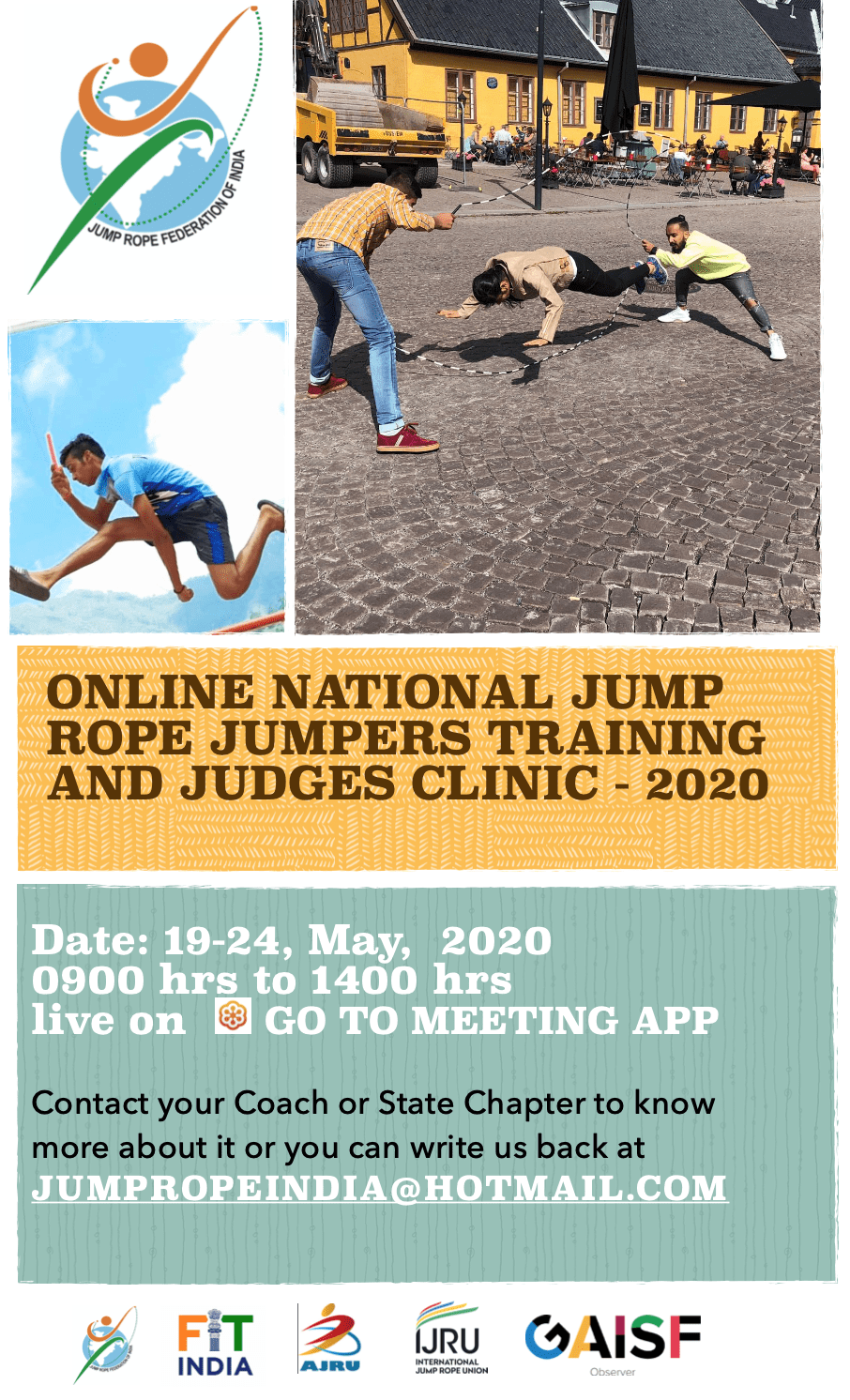 Online National Jump Rope Jumper’s Training & Judges Clinic 2020